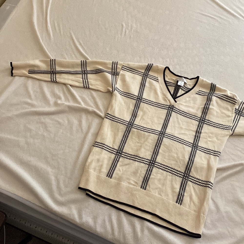 Petite Small Striped Sweater